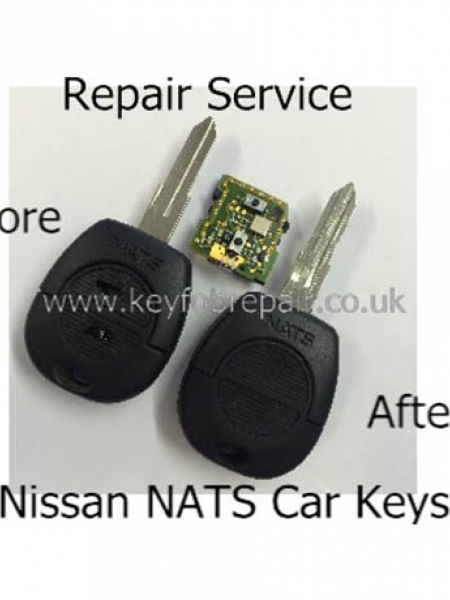 Nissan NATS Almera Micra X Trail Primera Etc Keyfob Repair Service